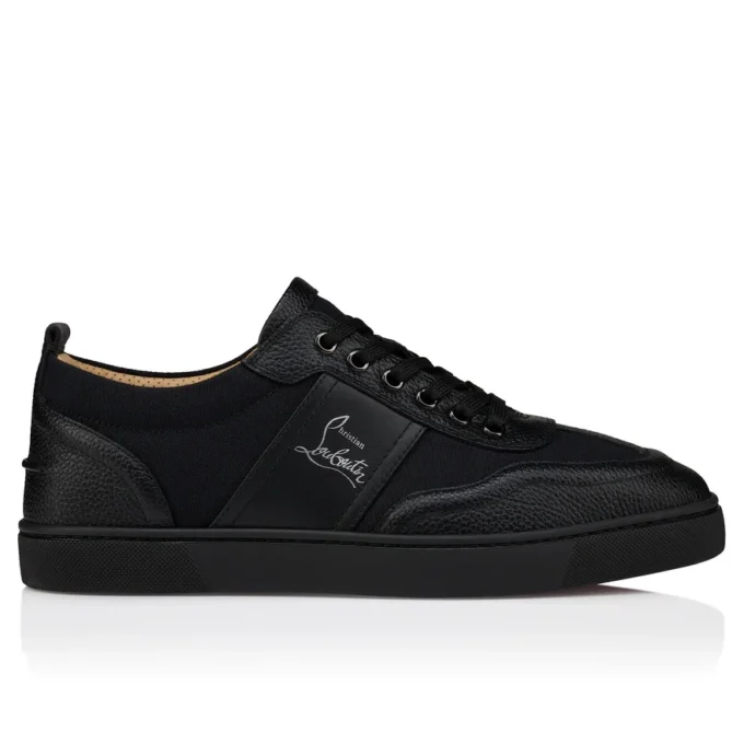 Retero – Sneaker – genarbtes Kalbsleder – Schwarz – Herren