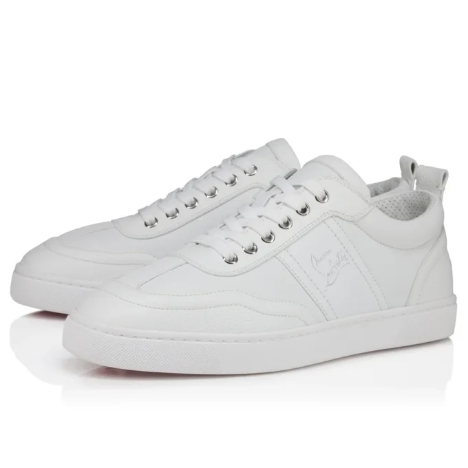 Retero – Sneaker – genarbtes Kalbsleder – Weiß – Herren Retero – Sneaker – genarbtes Kalbsleder – Weiß – Herren