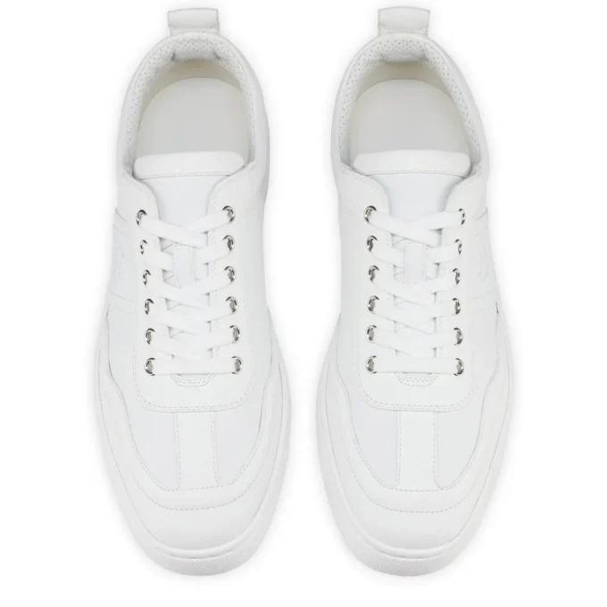 Retero – Sneaker – genarbtes Kalbsleder – Weiß – Herren Retero – Sneaker – genarbtes Kalbsleder – Weiß – Herren