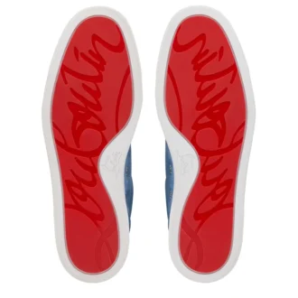 Retero – Sneaker – Kalbsleder und Canvas – Ceruleo – Herren