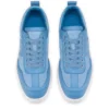 Retero – Sneaker – Kalbsleder und Canvas – Ceruleo – Herren