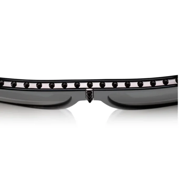 Roller Lb0005 – Sonnenbrille – Acetat – Glänzendes Schwarz