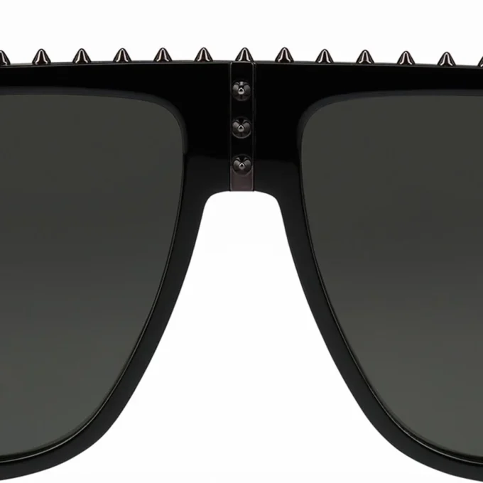 Roller Lb0005 – Sonnenbrille – Acetat – Glänzendes Schwarz