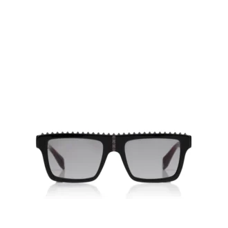 Roller Lb0023 – Sonnenbrille – Acetat – Glänzendes Schwarz