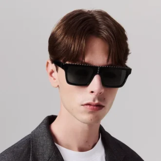 Roller Lb0023 – Sonnenbrille – Acetat – Glänzendes Schwarz Roller Lb0023 – Sonnenbrille – Acetat – Glänzendes Schwarz