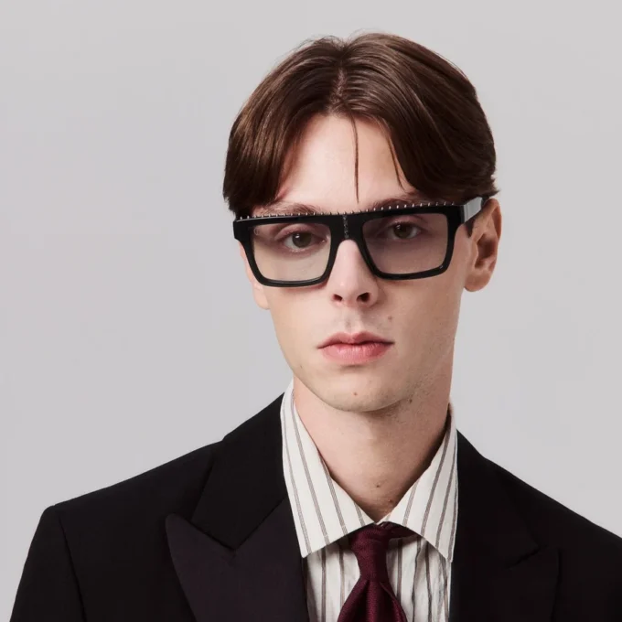 Roller Lb0023 – Sonnenbrille – Acetat – Glänzendes Schwarz Roller Lb0023 – Sonnenbrille – Acetat – Glänzendes Schwarz