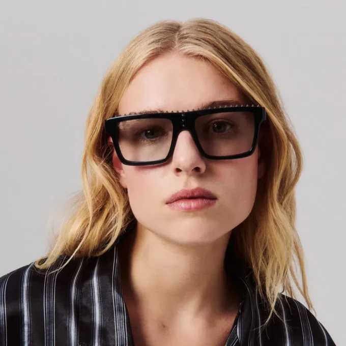 Roller Lb0023 – Sonnenbrille – Acetat – Glänzendes Schwarz Roller Lb0023 – Sonnenbrille – Acetat – Glänzendes Schwarz