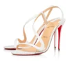 Rosalie – 99-mm-Sandalen – Leder und PVC – Bianco – Damen Rosalie – 99-mm-Sandalen – Leder und PVC – Bianco – Damen