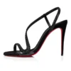 Rosalie Strass – 99 mm Sandalen – Wildleder und Strass – Schwarz – Damen Rosalie Strass – 99 mm Sandalen – Wildleder und Strass – Schwarz – Damen