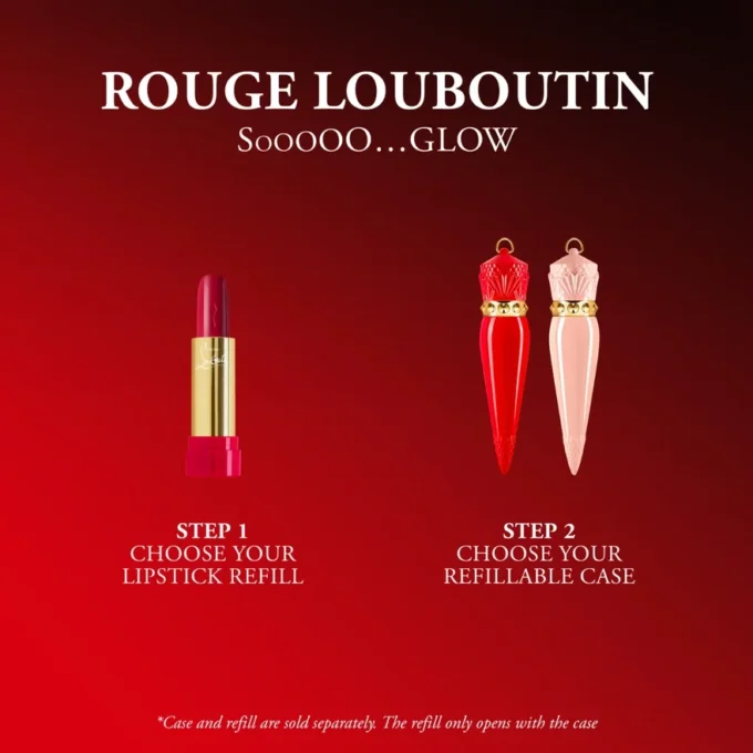 Rouge Louboutin Sooooo™ Glow – Nachfüllbares Lippenstift-Etui – Rosa Rouge Louboutin Sooooo™ Glow – Nachfüllbares Lippenstift-Etui – Rosa