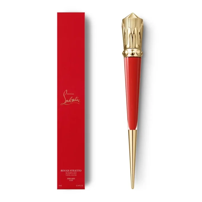 Rouge Stiletto Vinyl Gloss Fire Red 115V Fire Red – Christian Louboutin Beauty Vereinigte Staaten