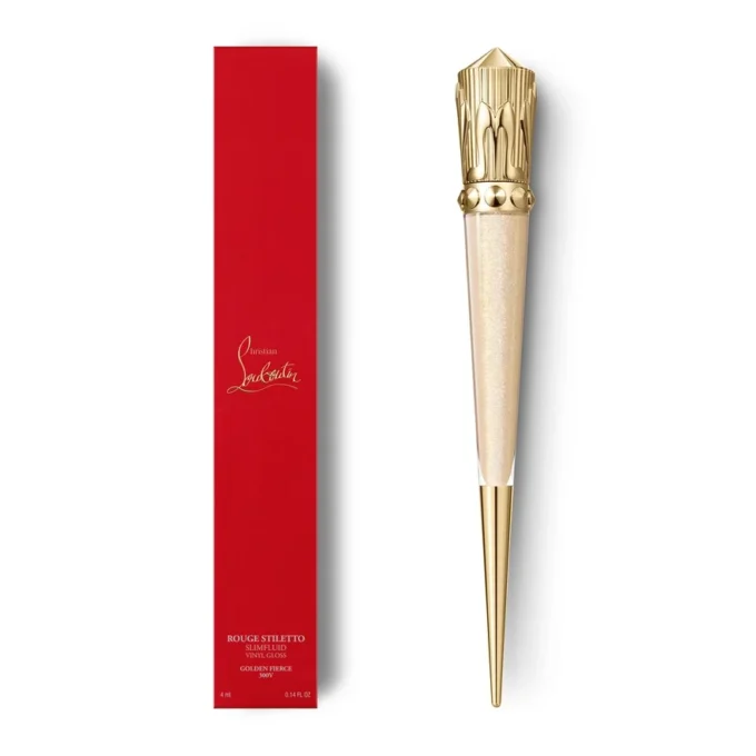 Rouge Stiletto Vinyl Gloss Golden Fierce 300V Golden Fierce – Christian Louboutin Beauty Vereinigte Staaten
