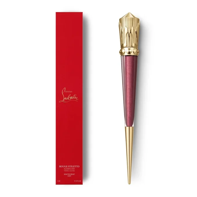 Rouge Stiletto Vinyl Gloss Mauve Heat 245V Mauve Heat – Christian Louboutin Beauty Vereinigte Staaten