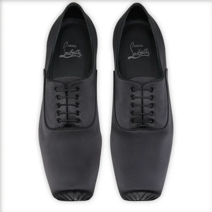 Ruben – Oxfords – Krepp-Satin – Schwarz – Herren Ruben – Oxfords – Krepp-Satin – Schwarz – Herren