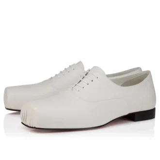 Ruben – Oxfords – Lamm-Nappaleder – Bianco – Herren