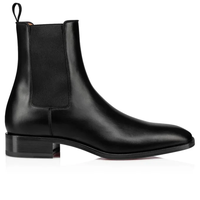 Samson – Stiefel – Glattes Kalbsleder – Schwarz – Herren Samson – Stiefel – Glattes Kalbsleder – Schwarz – Herren