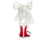 Sandale Du Dasert – 100-mm-Sandalen – Kreppsatin – Off-White – Damen Sandale Du Dasert – 100-mm-Sandalen – Kreppsatin – Off-White – Damen