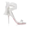 Sandale Du Desert – 100 mm Riemchensandalen – Krepp-Satin – Elfenbein – Damen Sandale Du Desert – 100 mm Riemchensandalen – Krepp-Satin – Elfenbein – Damen