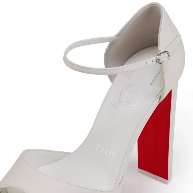 Sandaloo – 130 mm Riemchensandalen – Lamm-Nappaleder – Bianco – Damen Sandaloo – 130 mm Riemchensandalen – Lamm-Nappaleder – Bianco – Damen