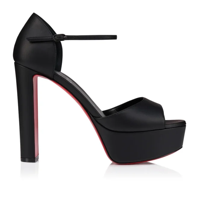 Sandaloo – 130 mm Riemchensandalen – Lamm-Nappaleder – Schwarz – Damen Sandaloo – 130 mm Riemchensandalen – Lamm-Nappaleder – Schwarz – Damen