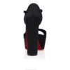 Sandaloo Red Carpet – 130 mm Riemchenpumps – Krepp-Satin – Schwarz – Damen Sandaloo Red Carpet – 130 mm Riemchenpumps – Krepp-Satin – Schwarz – Damen
