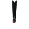 Santia Botta – 85-mm-Stiefel – Kalbsleder und Veau Velours – Schwarz Santia Botta – 85-mm-Stiefel – Kalbsleder und Veau Velours – Schwarz