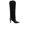 Santia Botta – 85-mm-Stiefel – Kalbsleder und Veau Velours – Schwarz Santia Botta – 85-mm-Stiefel – Kalbsleder und Veau Velours – Schwarz