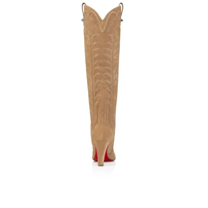 Santia Botta – 85-mm-Stiefel – Veau-Velours – Lionne – Damen Santia Botta – 85-mm-Stiefel – Veau-Velours – Lionne – Damen