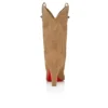 Santiabooty – 85 mm niedrige Stiefel – Veau Velours – Lionne – Damen Santiabooty – 85 mm niedrige Stiefel – Veau Velours – Lionne – Damen