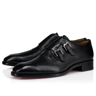Sartok – Monk-Straps – Kalbsleder – Schwarz – Herren