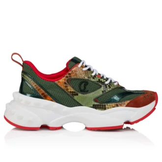 So Flo Python Dagrada – Sneaker – Pythonleder mit Farbverlauf und Kalbsvelours – Palio Haiiro – Herren