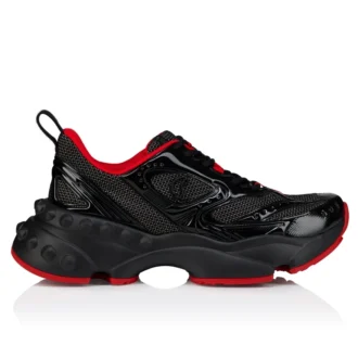 So Flo – Sneaker – Laminiertes Kalbsleder – Schwarz – Herren