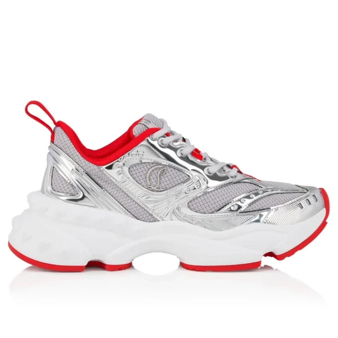 So Flo – Sneaker – Laminiertes Kalbsleder – Silber – Damen So Flo – Sneaker – Laminiertes Kalbsleder – Silber – Damen