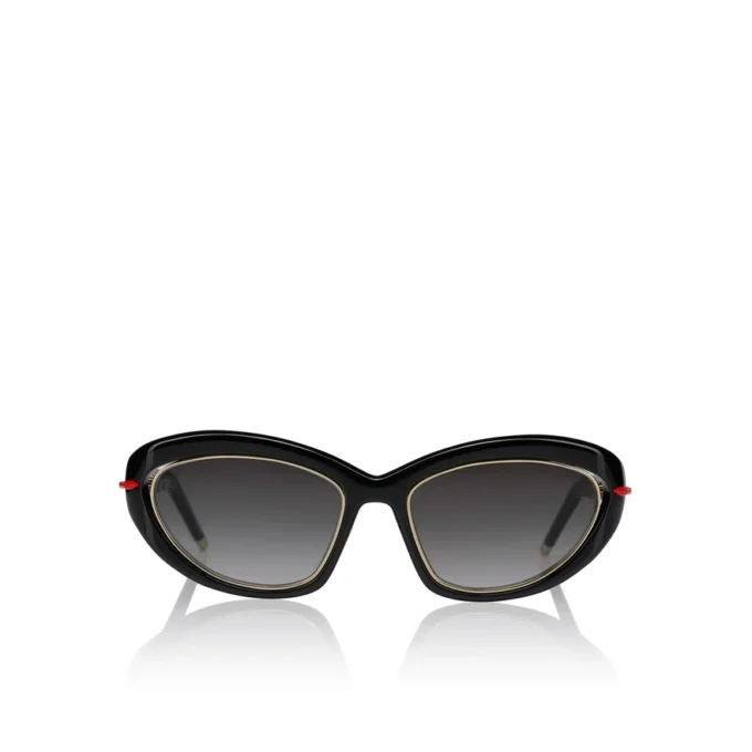 So Kate Lb0003 – Sonnenbrille – Acetat – Glänzendes Schwarz So Kate Lb0003 – Sonnenbrille – Acetat – Glänzendes Schwarz