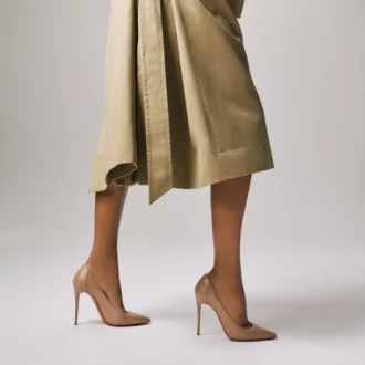 Sporty Kate – 100-mm-Pumps – Lamm-Nappaleder – Blush – Damen