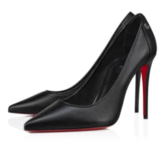 Sporty Kate – 100-mm-Pumps – Lamm-Nappaleder – Schwarz – Damen