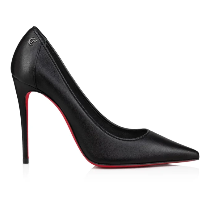 Sporty Kate – 100-mm-Pumps – Lamm-Nappaleder – Schwarz – Damen