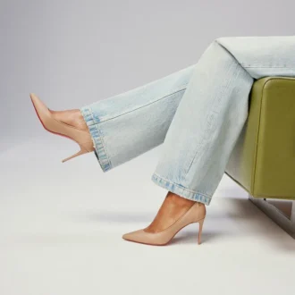 Sporty Kate – 85-mm-Pumps – Lamm-Nappaleder – Blush – Damen