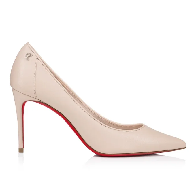 Sporty Kate – 85-mm-Pumps – Lamm-Nappaleder – Leche – Damen