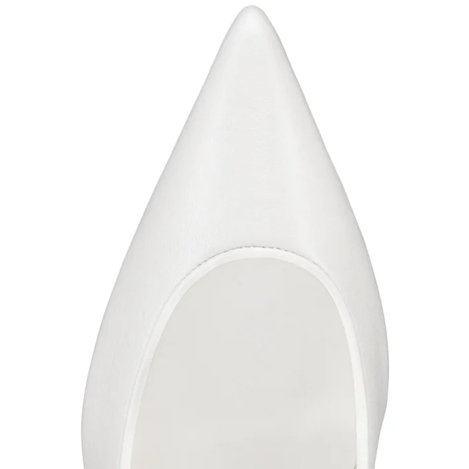 Sporty Kate – 85-mm-Pumps – Nappaleder – Bianco – Damen