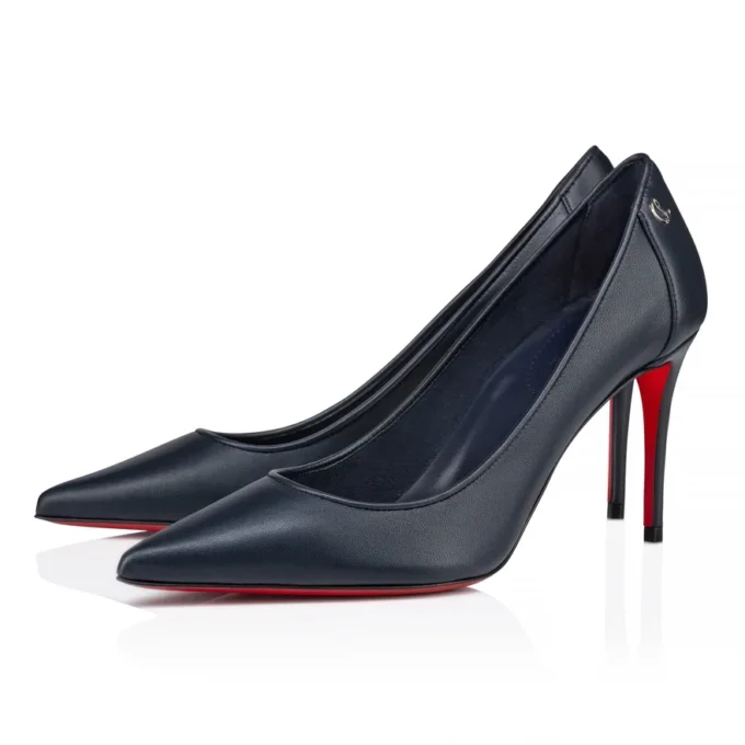 Sporty Kate – 85-mm-Pumps – Nappaleder – Marineblau – Damen