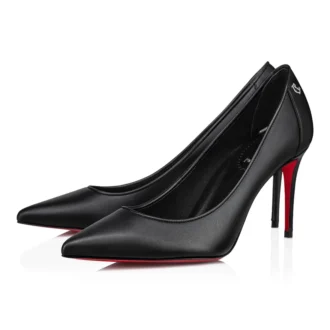 Sporty Kate – Pumps mit 85 mm Absatz – Lamm-Nappaleder – Schwarz – Damen