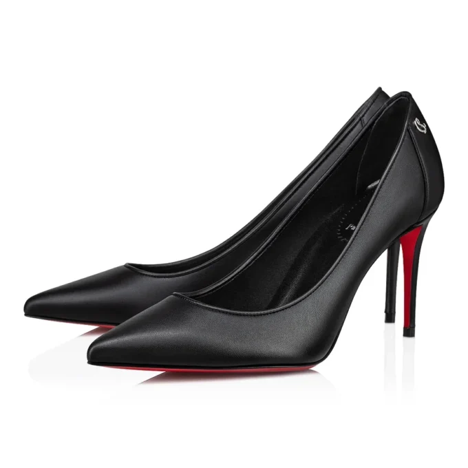 Sporty Kate – Pumps mit 85 mm Absatz – Lamm-Nappaleder – Schwarz – Damen