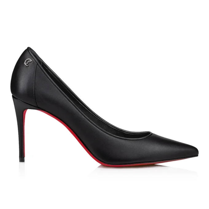 Sporty Kate – Pumps mit 85 mm Absatz – Lamm-Nappaleder – Schwarz – Damen