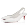 Sporty Kate Sling – 55-mm-Slingback-Pumps – Lamm-Nappaleder – Bianco – Damen Sporty Kate Sling – 55-mm-Slingback-Pumps – Lamm-Nappaleder – Bianco – Damen