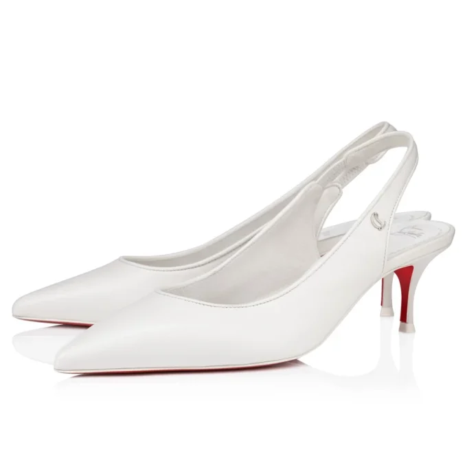 Sporty Kate Sling – 55-mm-Slingback-Pumps – Lamm-Nappaleder – Bianco – Damen Sporty Kate Sling – 55-mm-Slingback-Pumps – Lamm-Nappaleder – Bianco – Damen