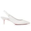 Sporty Kate Sling – 55-mm-Slingback-Pumps – Lamm-Nappaleder – Bianco – Damen Sporty Kate Sling – 55-mm-Slingback-Pumps – Lamm-Nappaleder – Bianco – Damen