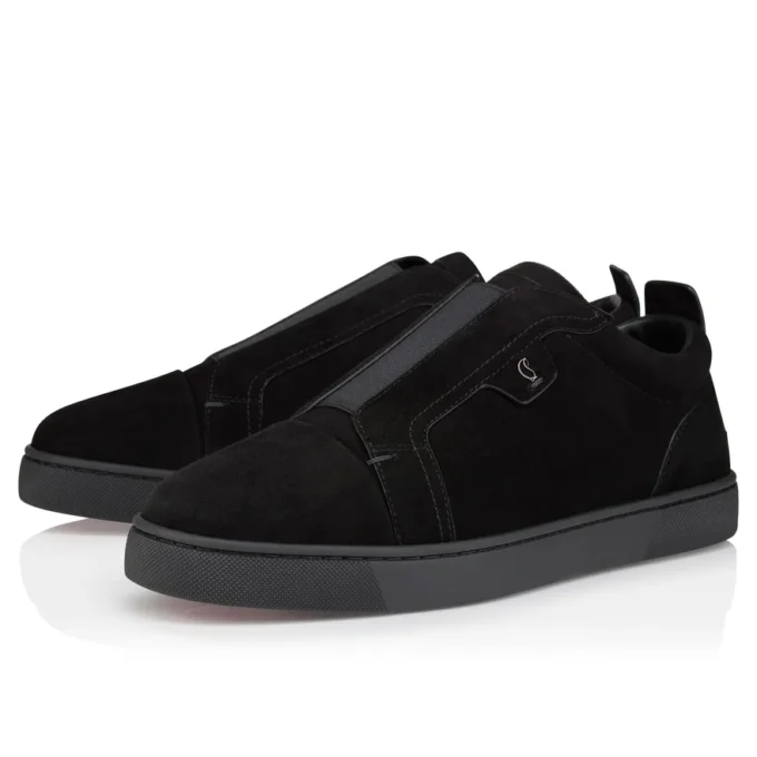St Louis – Sneaker – Veau Velours – Schwarz – Herren St Louis – Sneaker – Veau Velours – Schwarz – Herren