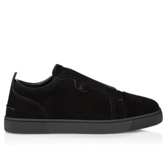 St Louis – Sneaker – Veau Velours – Schwarz – Herren