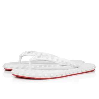 Super Loubi Flip Damen – Flip-Flops – Gummi – Bianco – Damen